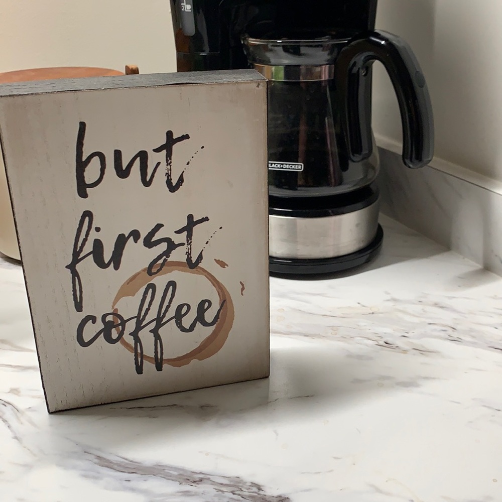 But first coffee…